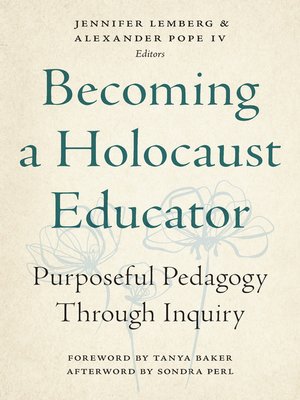cover image of Becoming a Holocaust Educator